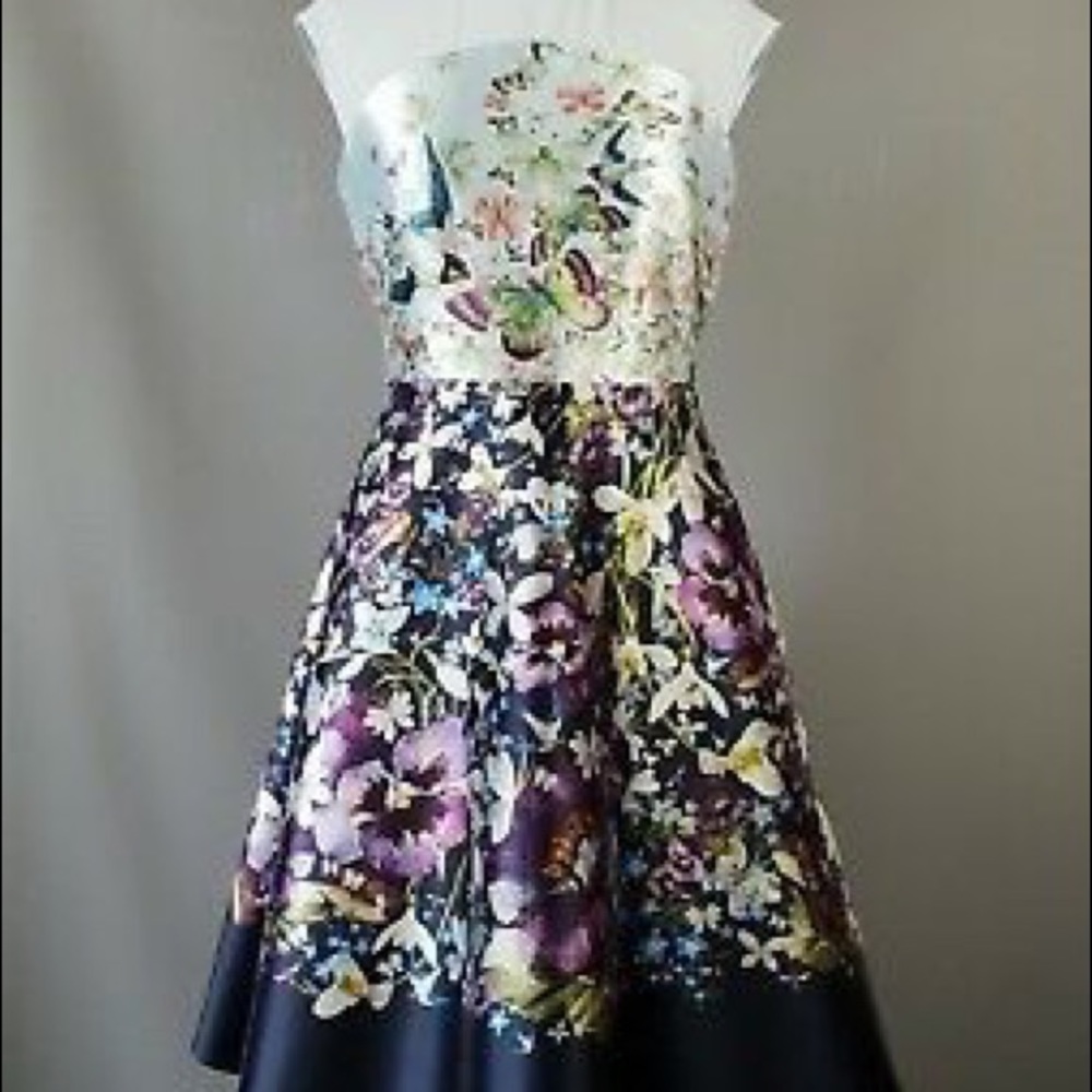 Ted baker Ayliah entangled enchanted dress - Picture 3 of 5